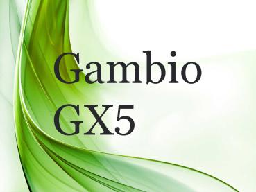 Configuración limpia del Servicio Completo de Tienda Gambio GX5 con estructura rápida y estable.