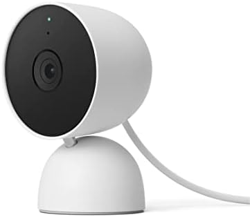 Google indoor Nest Security Cam 1080p (Wired) – 2nd Generation – Snow