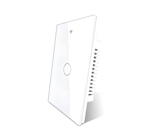 Smart Switch Smart Light Switch 2.4GHz Wi-Fi Light Switch Works Smart Switches for Lights with Alexa Google Assistant Alexa Light Switch Neutral Wire Required Single Pole Remote Control Schedule