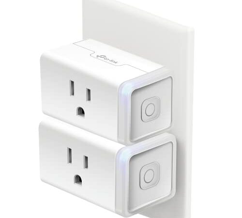 Kasa Smart Plug HS103P2, Smart Home Wi-Fi Outlet Works with Alexa, Echo, Google Home & IFTTT, No Hub Required, Remote Control,15 Amp,UL Certified, (Pack of 2) White