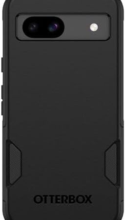 OtterBox Google Pixel 8a Commuter Series Case – Black, Slim & Tough, Pocket-Friendly, with Port Protection