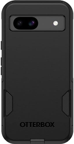 OtterBox Google Pixel 8a Commuter Series Case – Black, Slim & Tough, Pocket-Friendly, with Port Protection