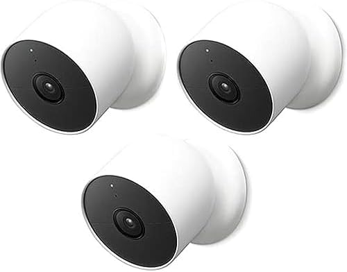 Google Nest Nest Cam 2 Megapixel Outdoor Full HD Network Camera – Color – 3 Pack