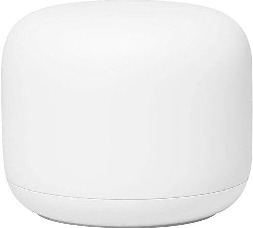 Google Nest Wifi – AC2200 – Mesh WiFi System – Wifi Router – 2200 Sq Ft Coverage – 1 pack