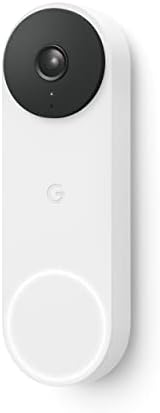 Google Nest Doorbell (Wired, 2nd Gen) – Wired Video Doorbell Camera – Doorbell Security Camera – Snow