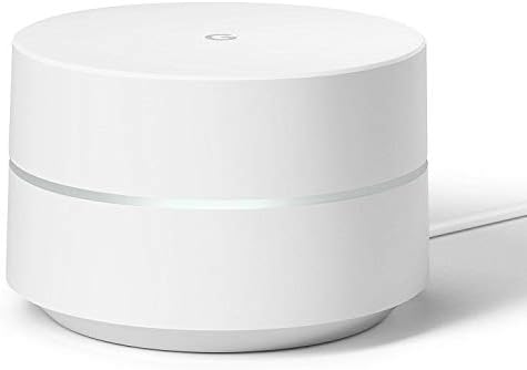 Google WiFi System, 1-Pack – Router Replacement for Whole Home Coverage – NLS-1304-25,white