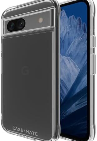 Case-Mate Google Pixel 8a Case 2024 Model, 6.1″ | 12FT Drop Protective Google Pixel 8a Phone Case | Wireless Charging Case for Pixel 8a w/Anti-Fingerprint & Anti-Scratch Coating | Tough Clear Case