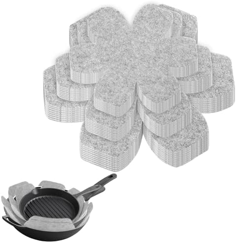 Pan Protectors For Stacking 24 PCS Cookware Kitchen Liners Decor Hot Dishes Separator Countertop Home Wedding Decoracion Hosting Camping House Gadgets Heat Resistant Table Pot Holder Farm Plates Set