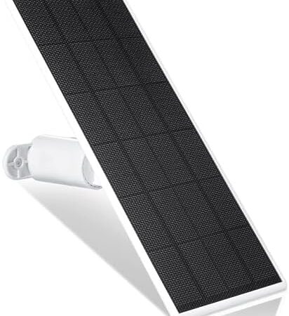 Wasserstein Solar Panel, Solar Panel Charger for Google Nest Cam Outdoor or Indoor, Battery – 2.5W Solar Power – Camera Solar Panels Made for Google Nest (1 Pack)