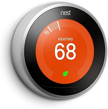 Google Nest Learning Thermostat – 3rd Generation – Smart Thermostat – Pro Version – Works With Alexa