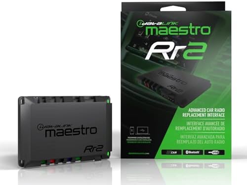 Idatalink Maestro ADS-MRR2 Universal Radio Replacement and Steering Wheel Interface – Retain Factory Features & Display Engine Performance Info on Touchscreen When Installing Maestro-Ready Head Unit