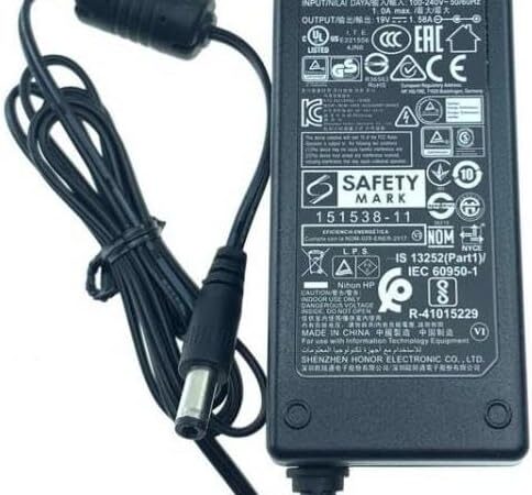 Genuine HOIOTO ADS-40NP-19-1 19030E 30W 19V 1.58A AC Switching Adapter Compatible with Hp 23er Display 22ep 24f Monitor Power Supply Charger, AD065G2Uz