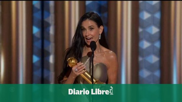 Un Globo de Oro, primer premio de Demi Moore en 45 años de carrera