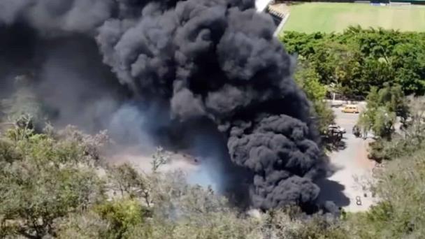 Se produce incendio cerca del Parque del Este