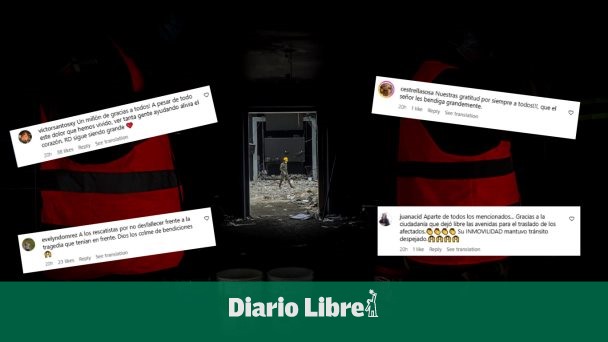 Dominicanos en redes sociales en agradecimiento a los rescatistas