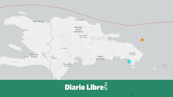 Se registra temblor de tierra de 4.1 en el este de La Romana