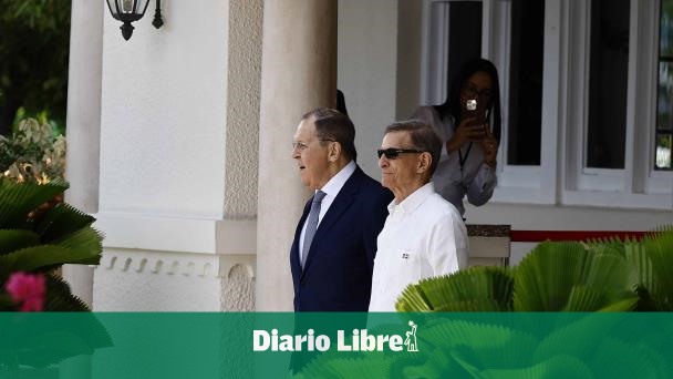 El canciller ruso llega al Ministerio de Relaciones Exteriores