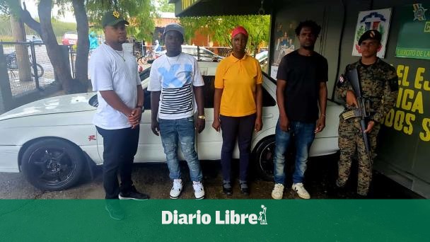 Arrestan dominicanos y un haitiano por transportar migrantes ilegales